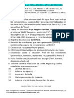 Orientaciones Al Finalizar El Año Lectivo 2022