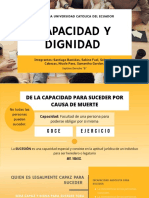 Capacidad y Dignidad - Trabajo Grupal