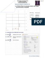 2.1-Modelo y analisis de un portico plano en concreto armado ante cargas gravitacionales