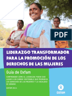 Liderazgo Transformador para La Promoción de Los Derechos de Las Mujeres