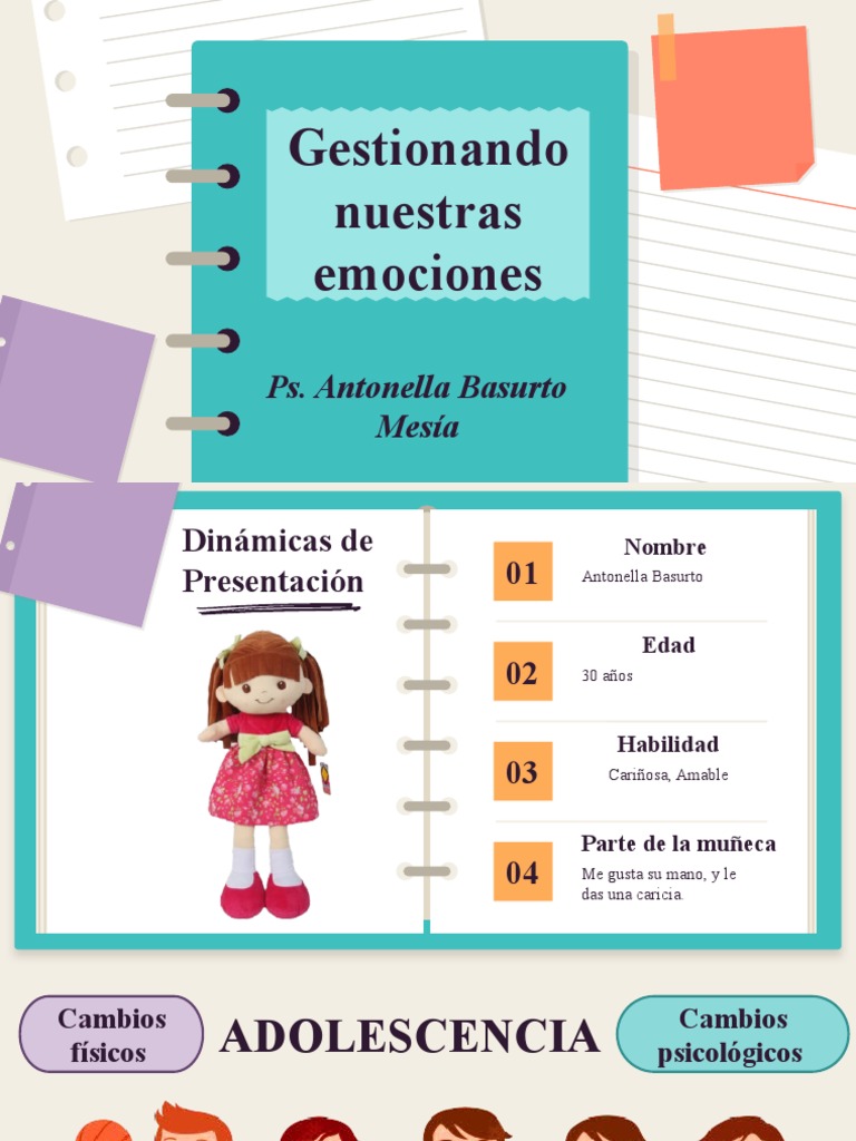 Gestión de Emociones en Adolescencia | PDF | Las emociones | Ciencia ...