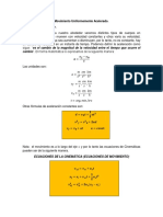 Clase 11 Movimiento Uniformemente Acelerado