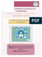 Acidosis Metabolica
