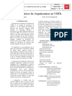 Ensayo de Arquitectura VHDL