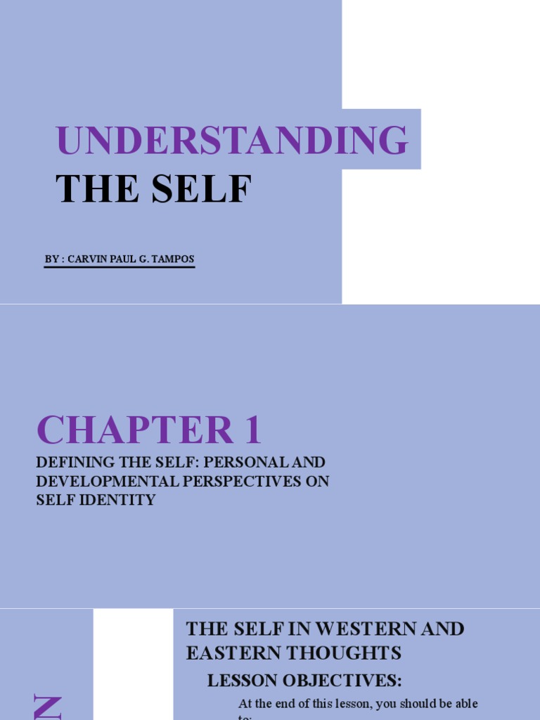UTS - Chapter 1 - Lesson 4 R | PDF | Self | Eastern Philosophy