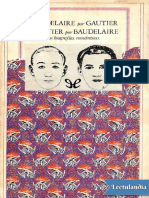 Baudelaire Por Gautier Gautier Por Baudelaire - Theophile Gautier