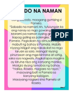 MGA KWENTO (Filipino Reading Materials)