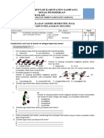 Pas Pjok Kelas 4 2021-2022