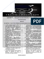 Questões de Legislação Dos Militares Estaduais Do Ceará - Aula 07 CD