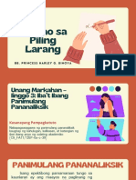 Piling Larang - M3 No Quiz