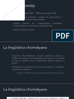 La Lingüística Chomskyana