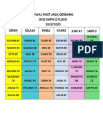 Jadwal Piket Osis New 2023