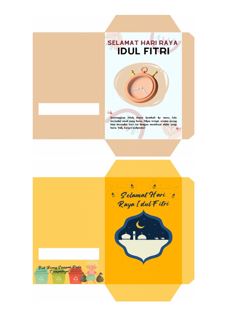 Amplop Hari Raya Idul Fitri-Versi Anak (8ft) | PDF