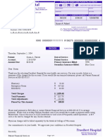 Hospital Bill Form