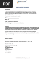 Day10 Mathematical Foundations