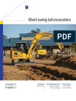 Short Swing Tail Excavators: PC78US-11 PC88MR-11