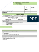(Appendix 1A) RPMS Tool For Proficient Teachers SY 2021-2022 in The Time of COVID-19