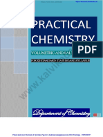 Estimate Amount of Ferrous Sulphate Using Volumetric Analysis