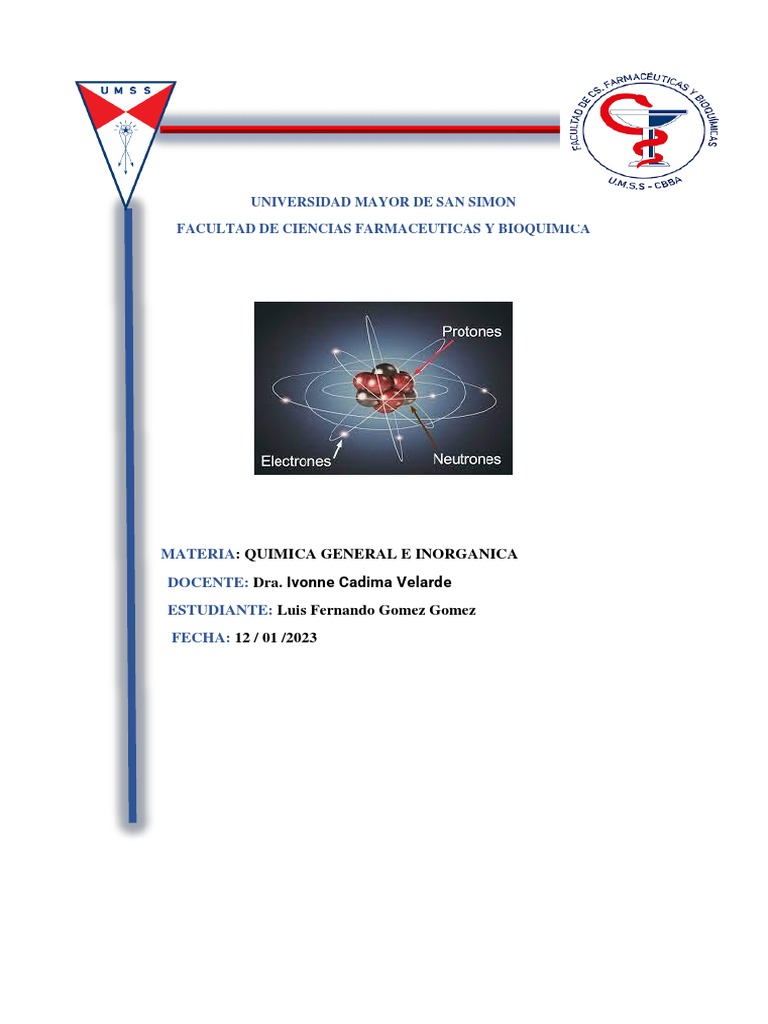 Modelo Atomico Pdf átomos Núcleo Atómico
