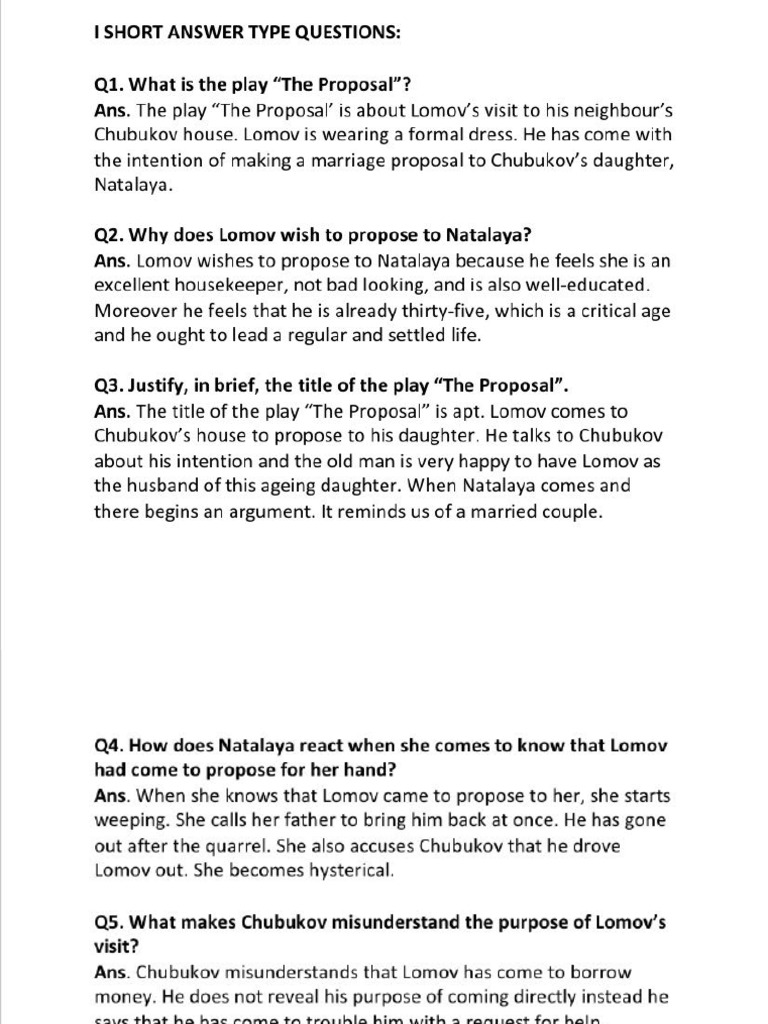 The Proposal | PDF