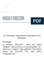 UNIDAD 5 Direccion .