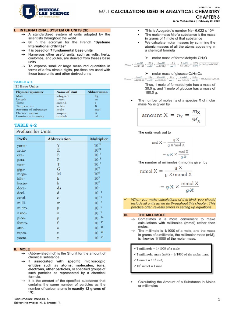 CALCULATIONS IN CHEMISTRY AN INTRODUCTION PDF visual data 5