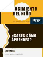 Conocimiento Del Niño Primera Sesión