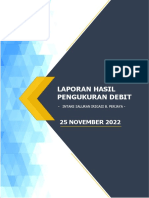 Laporan Pengukuran Debit Intake Saluran Irigasi B. Perjaya