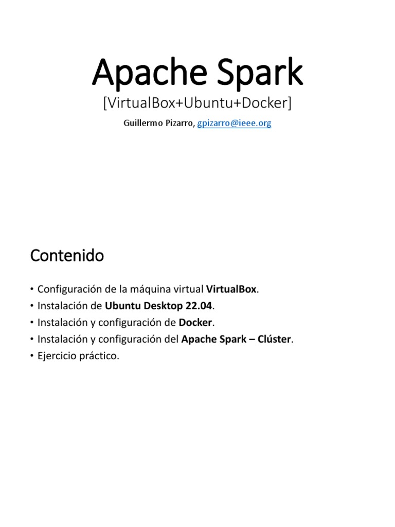 Configuración de Apache Spark en Linux | PDF | Archivo de computadora ...