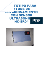 Prototipo para Ayude de Estacionamiento Con Sensor Ultrasonido