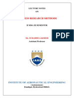 IARE BRM Lecture Notes