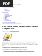 Download Cara Mudah Restore Dan Backup Email Ke Komputer Baru by Charlo SN61997048 doc pdf