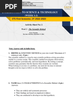 Cortes - Group 1 - WEEK 1-2 - GROUP ACTIVITY-2-The Scientific Method