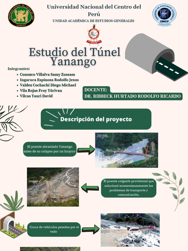 Impacto del túnel y puente Yanango | PDF