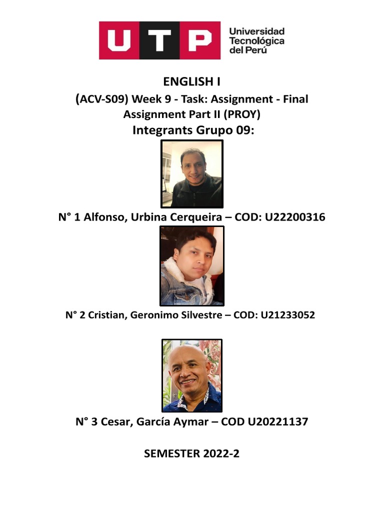 Week 9 Final Project Part Ii Pdf