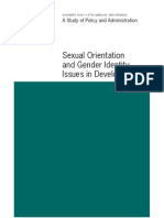 Sexual Orientation and Gender Identity Issues in Development