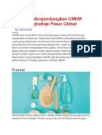 5 Strategi Mengembangkan UMKM - Jurnal - Id