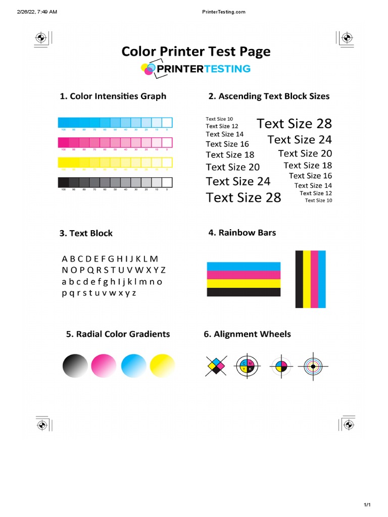 Test Print BK | PDF