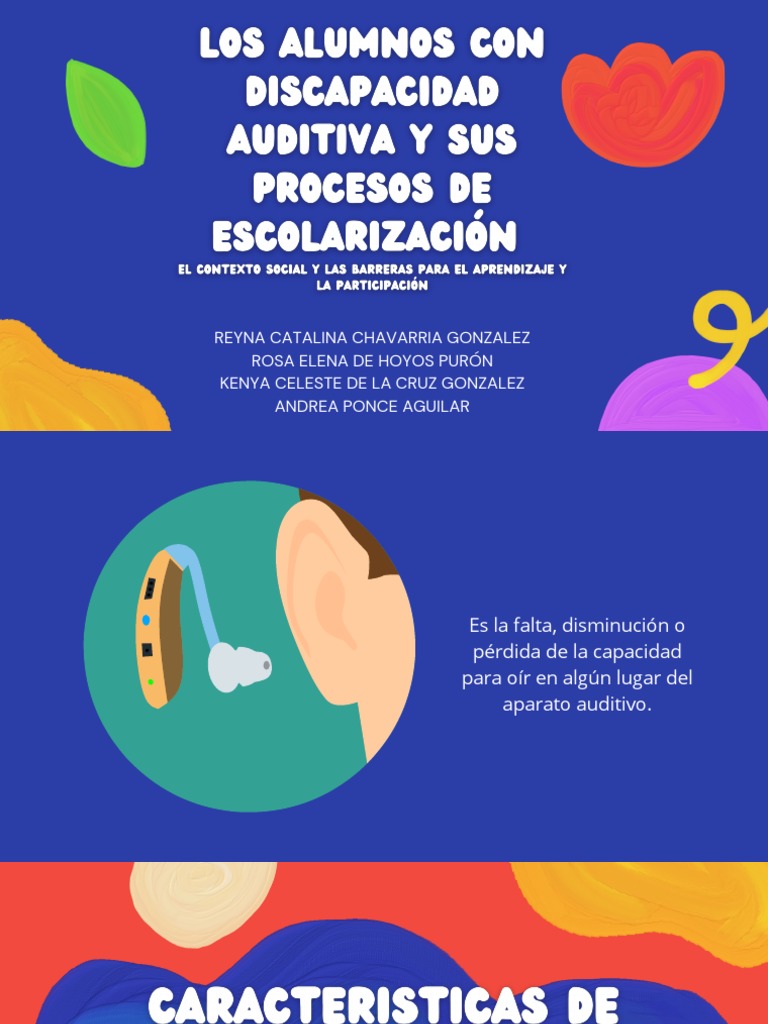 Caracteristicas de La Discapacidad Auditiva | PDF | Ciencias del ...