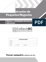 Administración de Negocios Guía CoBaCh