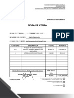 Nota de Venta 3