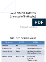 Chapter 2 The Used of Linking Be