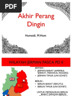 Faktor Penyebab Perang Dingin