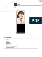【Spec Leaflet】FI55D-ALA - Signage Monitor - Android - 55inch - 400nits - IR Touch - V1.0 - 20210421