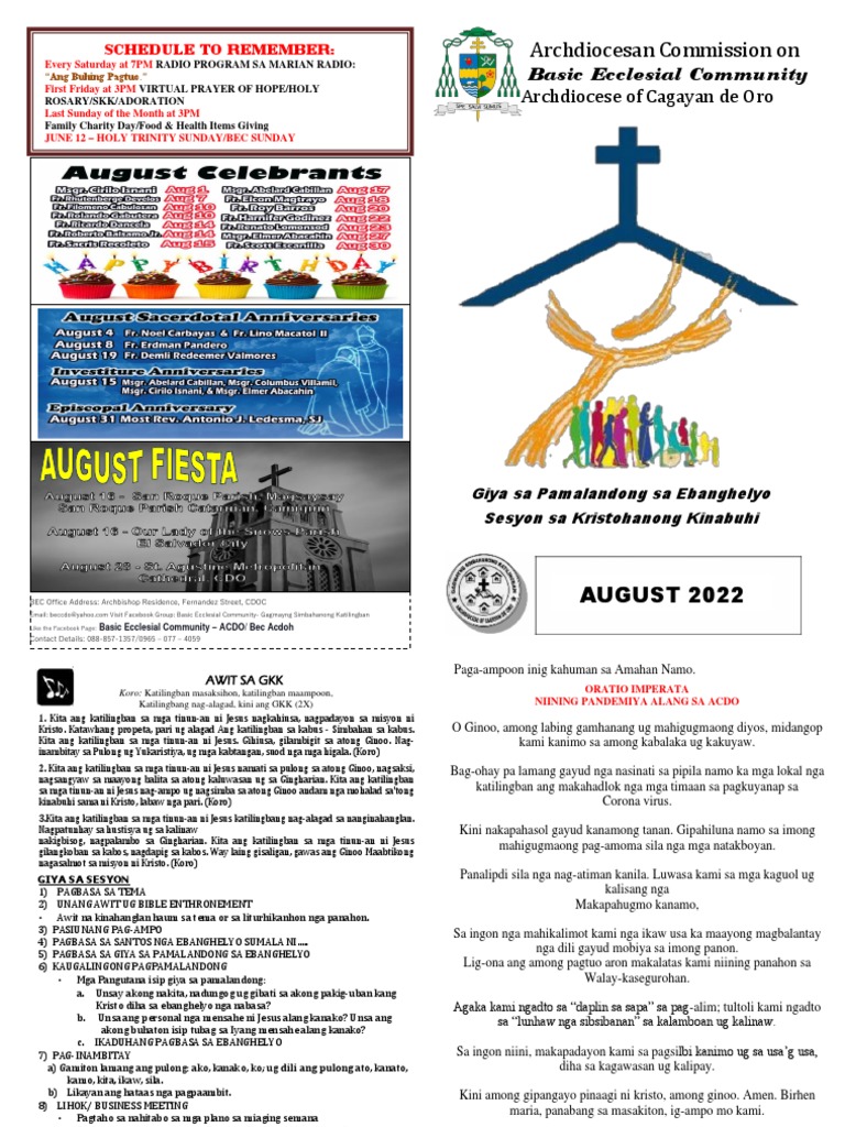 Bec August Guide 2022 | PDF