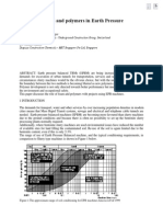 Underground Singapore 2001 Use of Foams and Polymers in Earth Pressure Balanced Machines