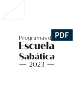 Programas de Escuela Sabatica 2023