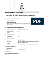 Pucrete MF MSDS