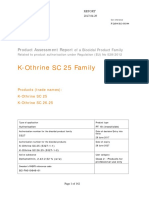 Product Assessment Report - K-Othrine SC 25 Family Public