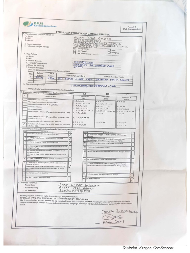 Form JHT | PDF
